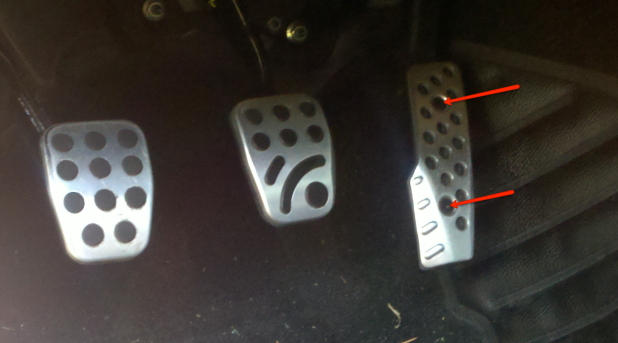 Mazda Rx8 pedal setup